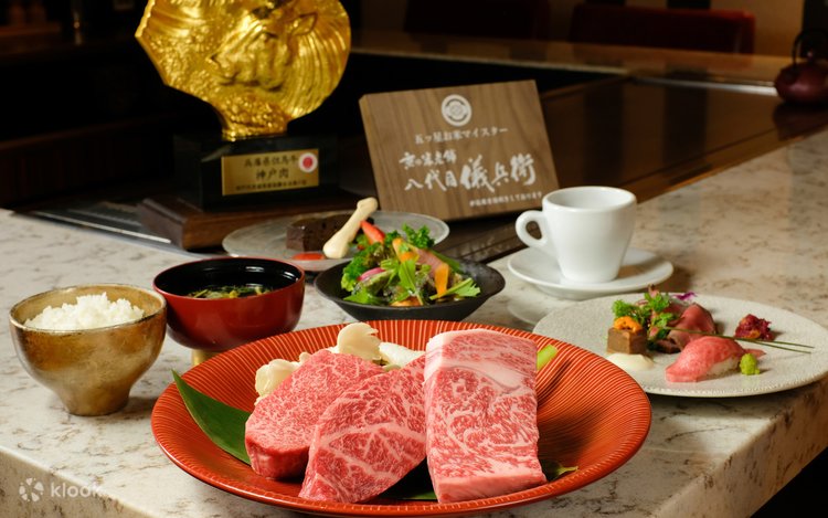 Enjoy world-famous premium Kobe beef in Osaka.