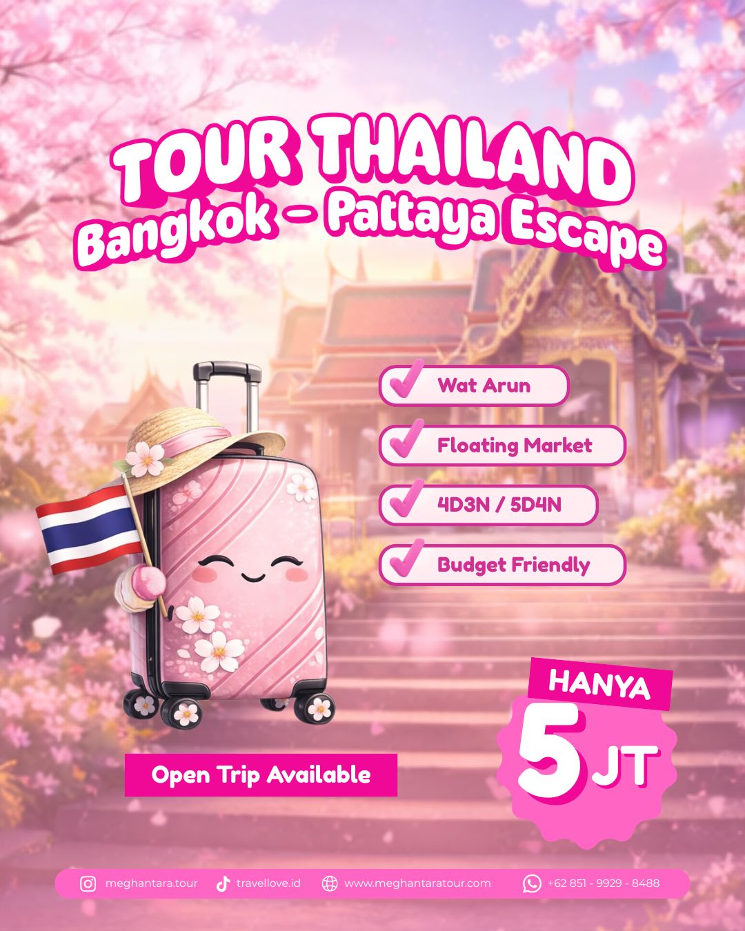 Tour Thailand Bangkok - Pattaya Escape