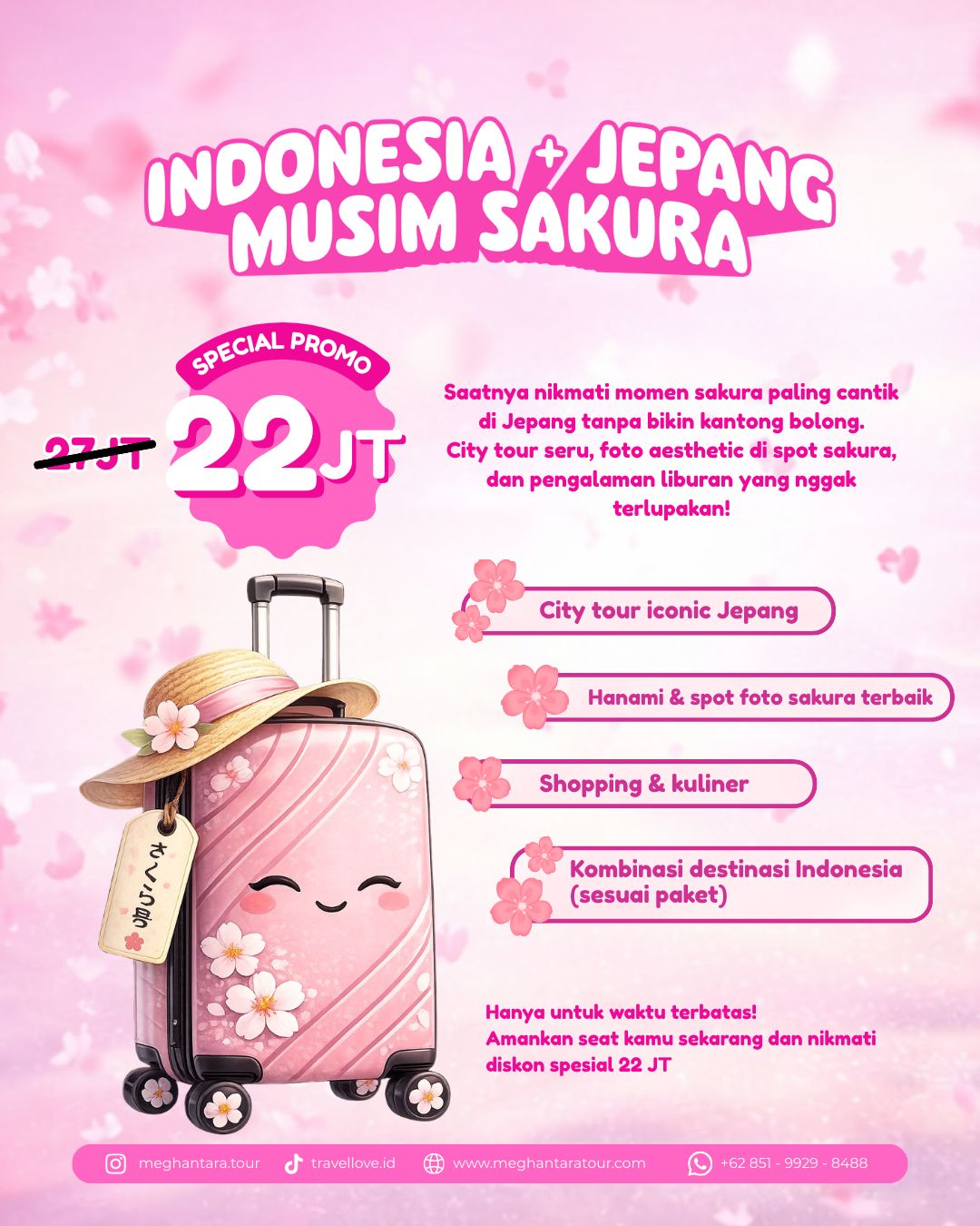 Indonesia + Japan Sakura Season
